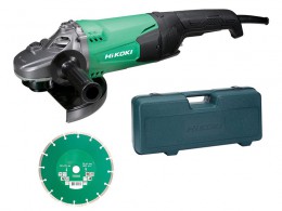 HiKOKI G23STCD/J2 Angle Grinder 230mm Diamond Blade & Case 2000W 110V £114.95